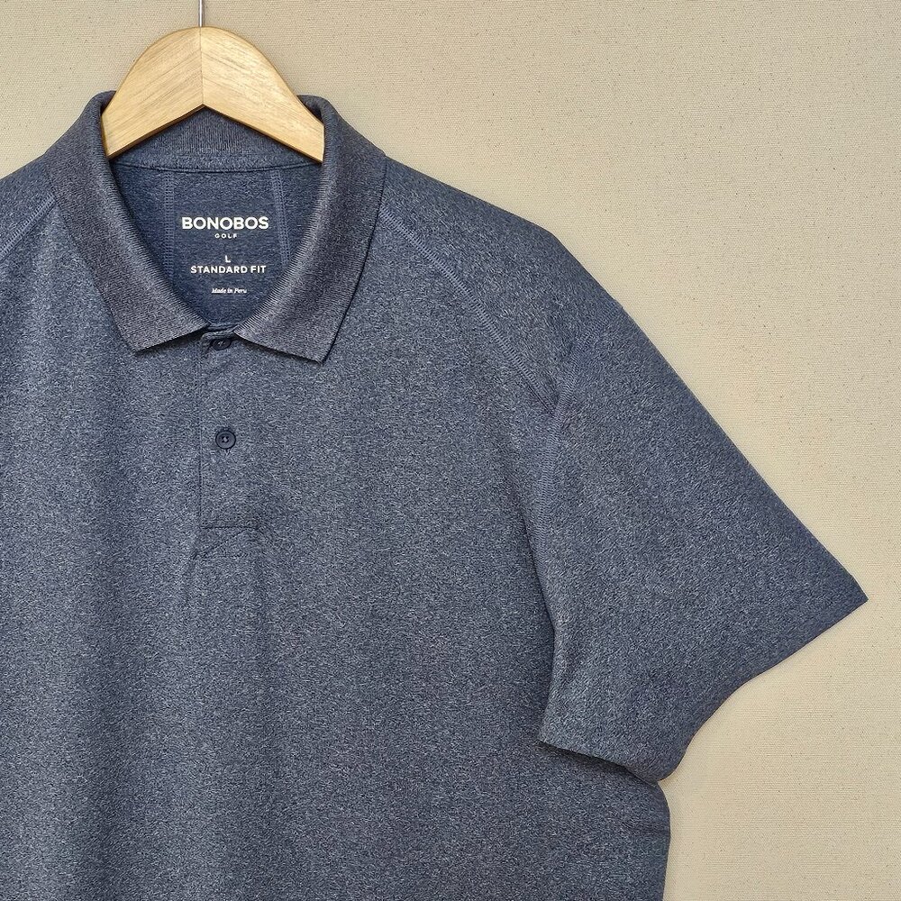 Bonobos Men's Heather Gray Polo Shirt